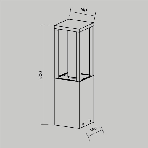 Купить Ландшафтный светильник Expo 3000 12W IP65 Черный Maytoni O480FL-L12B3K в rum24.ru фото: 7