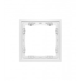 Рамка пластиковая VOLTUM S70 на 1 пост, (белый матовый) VLS100102