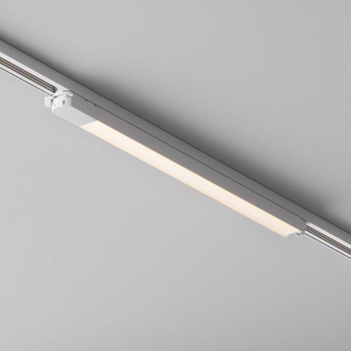 Купить Трековый линейный светильник BASIS Maytoni 24 Вт 3000К 60 см белый TR000-1-24W3K-W в rum24.ru