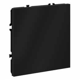 Заглушка VOLTUM S70 с суппортом, (графит) VLS080107