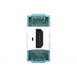 Розетка HDMI 2.0 Livolo, цвет зеленый BB-C7-1HD-18 (механизм)