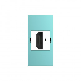 Розетка HDMI 2.0 Livolo, цвет зеленый BB-C7-1HD-18 (механизм)