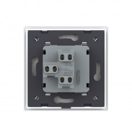 Механический выключатель Livolo 1 клавиша Белый