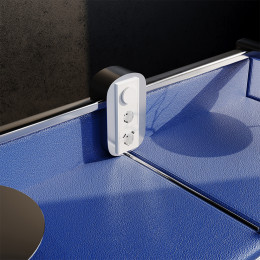 Рамка пластиковая VOLTUM S70 на 3 поста, (белый глянцевый) VLS100301