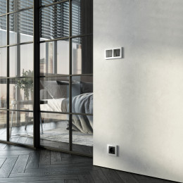 Рамка из поликарбоната на 2 поста Hammer белый