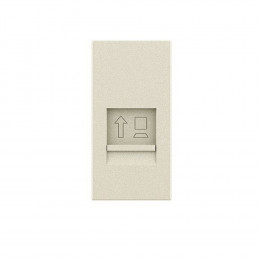 Розетка интернет RJ-45 кат. 6 Livolo, цвет жемчужный (механизм)