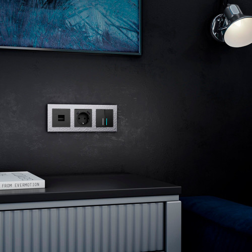 Купить Рамка из поликарбоната на 3 поста Hammer серебряный в rum24.ru фото: 5