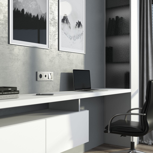 Купить Рамка из поликарбоната на 3 поста Hammer серебряный в rum24.ru фото: 4