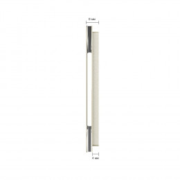 Панель для трех сенсорных выключателей Livolo, 9 клавиш (3+3+3), цвет жемчужный, стекло