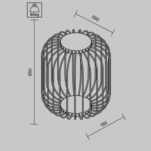 Купить Ландшафтный светильник Wisp 3000 18W IP54 Графит Maytoni O478FL-L18GF3K в rum24.ru фото: 6