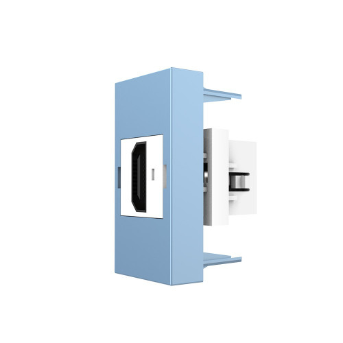 Купить Розетка HDMI 2.0 Livolo, цвет синий BB-C7-1HD-19 (механизм) в rum24.ru
