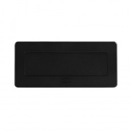 Розетка горизонтальная выдвижная 2 Euro 16A, 2 USB A с блоком 5В/2.1А RocketSocket, проводка, цвет черный