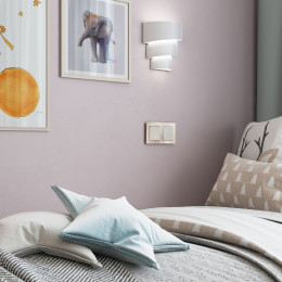 Рамка из акрила на 2 поста Acrylic айвори