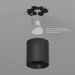 Накладной светильник Denkirs DK3090-BK