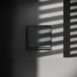 Выключатель встраиваемый VOLTUM S70 одноклавишный (графит) VLS010107