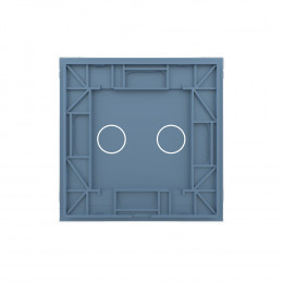 Панель для двухклавишного выключателя LIVOLO BB-C7-C2-19 синяя