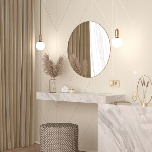 Купить Рамка из металла на 2 поста Аluminium шампань алюминий в rum24.ru фото: 3