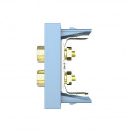 Розетка акустическая Livolo, цвет синий BB-C7-91A-19 (механизм)