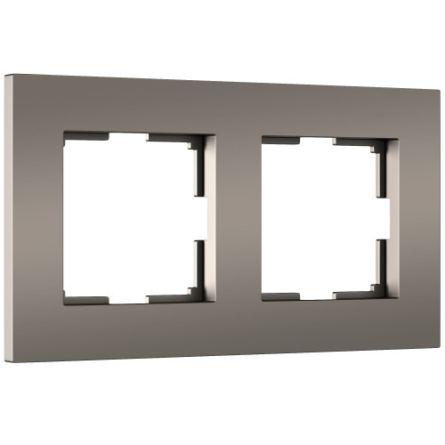 Купить Рамка из поликарбоната на 2 поста Slab бронза софт в rum24.ru