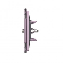 Розетка спутниковая одинарная SAT Livolo, 1 пост, цвет розовый