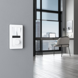 Выключатель двухклавишный (белый акрил) Werkel W1120041