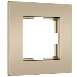 W0012911/ Рамка на 1 пост Slab (шампань софт)