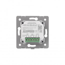 Терморегулятор Welrok RTP для рамки LIVOLO с механическим управлением, датчик пола 3 м, цвет черный (механизм)