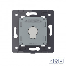 Одноклавишный проходной сенсорный диммер Livolo с функцией радиоуправления (механизм) VL-FC1SD2R-2G