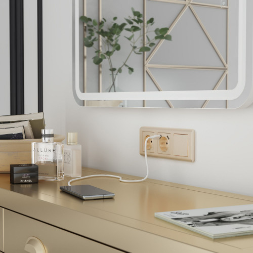 Купить Рамка из поликарбоната на 3 поста Stream шампань в rum24.ru фото: 4