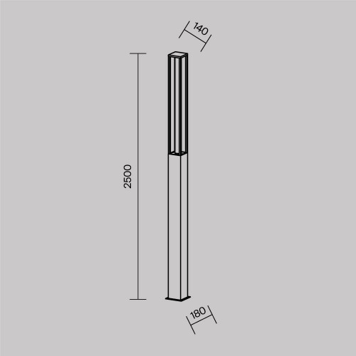 Купить Садово-парковый светильник Expo 3000 25W IP65 Черный Maytoni O480FL-L25B3K в rum24.ru фото: 7