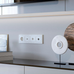 Рамка из поликарбоната на 4 поста Hammer белый