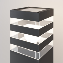 Ландшафтный светильник Unter den Linden  60W IP54 Черный Maytoni O578FL-01B