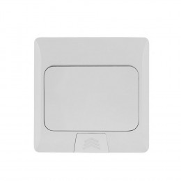 Выдвижной горизонтальный модуль RocketSocket в пол для розеток Livolo 2 поста, белый