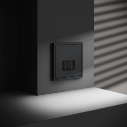 Датчик движения встраиваемый VOLTUM S70, (графит) VLS070507