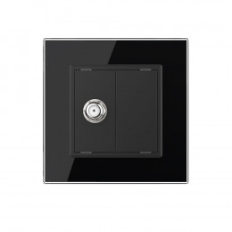 Спутниковая SAT-розетка LIVOLO черная VL-C791ST-12