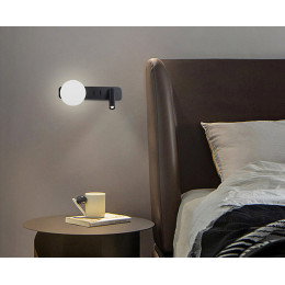 Бра ITALLINE IT08-8024 black 3000K