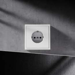 Рамка пластиковая VOLTUM S70 на 1 пост, (белый матовый) VLS100102