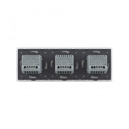 Сенсорный выключатель Livolo 6 клавиш (2+2+2), 3 поста Белый VL-C706-11