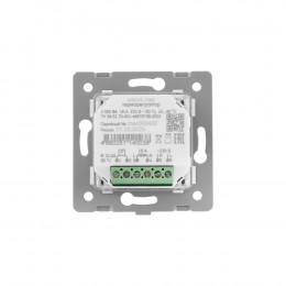 Терморегулятор Welrok MEX для рамки LIVOLO с механическим управлением, датчик пола 3 м, цвет белый (механизм)