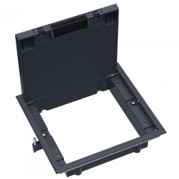 Лючок ревизионный в пол 12 мод., крышка ABS + гальванизированная стальная вставка DFB12R