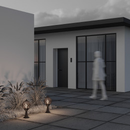 Ландшафтный светильник Via  60W IP44 Золото Антик Maytoni O024FL-01G