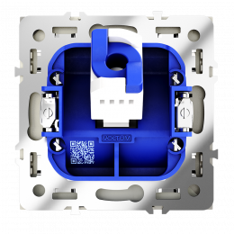 Розетка компьютерная встраиваемая VOLTUM S70 RJ45 кат.6, (шелк) VLS060104