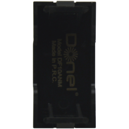 Заглушка 1 мод., черн. матовая (22.5х45мм) DF10ANM