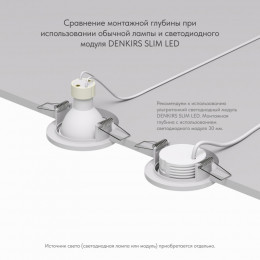 Встраиваемый светильник Denkirs DK2030-WH