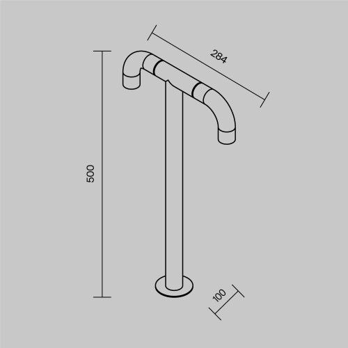 Купить Ландшафтный светильник Sleek 3000 4W IP65 Графит Maytoni O477FL-L4GF3K в rum24.ru фото: 8