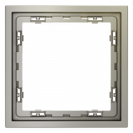 Рамка пластиковая VOLTUM S70 на 1 пост, (шелк) VLS100104