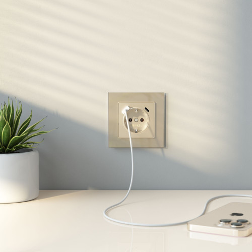 Купить Рамка из стекла на 1 пост Favorit шампань в rum24.ru фото: 2