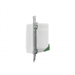 Терморегулятор Welrok AZ Wi-Fi для рамки LIVOLO с электронным управлением, датчик пола 3 м, цвет белый (механизм)