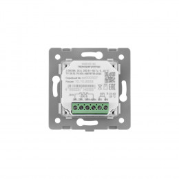 Терморегулятор Welrok AZ Wi-Fi для рамки LIVOLO с электронным управлением, датчик пола 3 м, цвет белый (механизм)