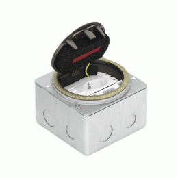 Лючок в пол 3 мод. (1 мод. 45х45 мм. + 1 мод. 22.5х45 мм.), античная латунь DFB3MZBC